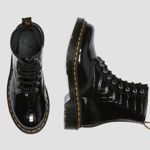 Dr. Martens 1460 Patent Lamper Croc Embossed Size 9 - Picture 12 of 14